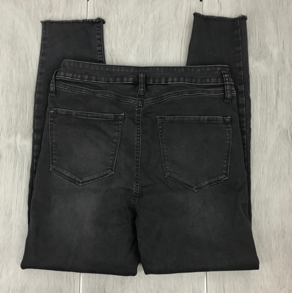 Rewash high rise jeans black button up size9/29 - Picture 2 of 3